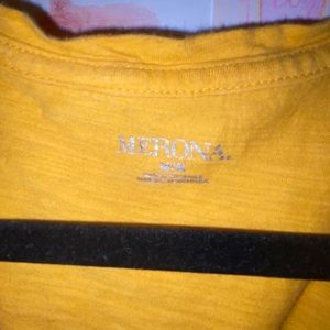 Merona shirt, yellow, medium